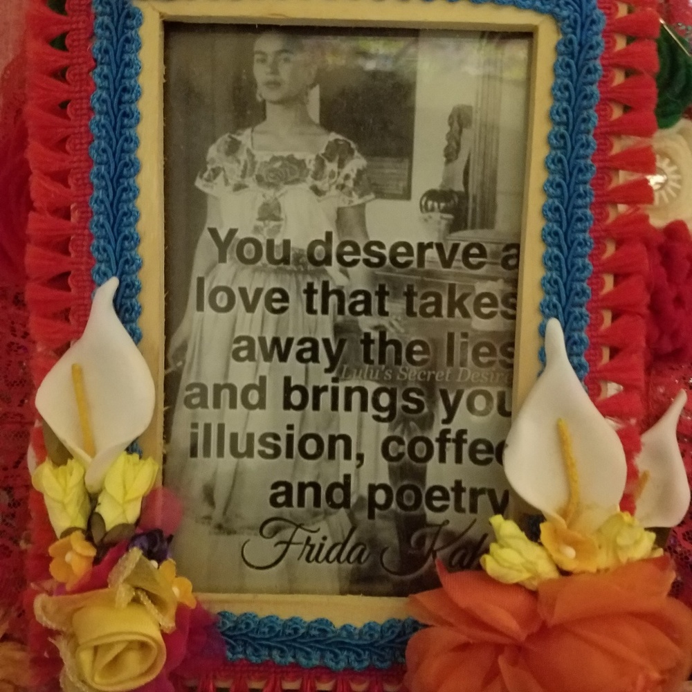 Frida Kahlo Decorated Frame